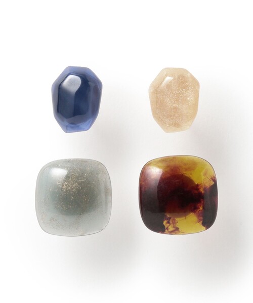 B:MING by BEAMS（ビーミングバイビームス）の「ストーン ライク ピアス（4個セット）（ピアス（両耳用）・レディース・その他/その他1・ONE SIZE）」の2枚目の写真