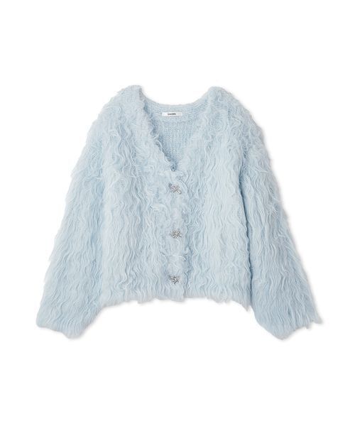 SNIDEL スナイデル デザインニットカーディガン 新作 新品 LBLU スナイデル SNIDEL デザインニットカーディガン （LBLU