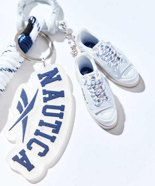 NAUTICA(ノーティカ)の「Reebok×NAUTICA/リーボック×ノーティカ 【Exclusive】ダブルネーム キーチャーム(キーホルダー・メンズ・ホワイト・ONE SIZE)」の2枚目の写真