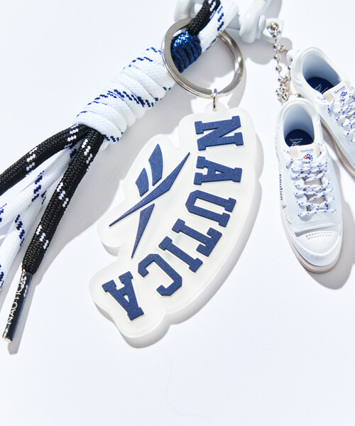NAUTICA(ノーティカ)の「Reebok×NAUTICA/リーボック×ノーティカ 【Exclusive】ダブルネーム キーチャーム(キーホルダー・メンズ・ホワイト・ONE SIZE)」の3枚目の写真