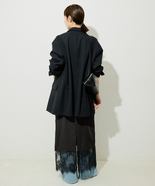 WEB限定/追加》レースサテンワンピース（ワンピース）｜SLOBE IENA