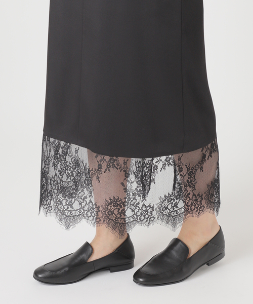 WEB限定/追加》レースサテンワンピース（ワンピース）｜SLOBE IENA