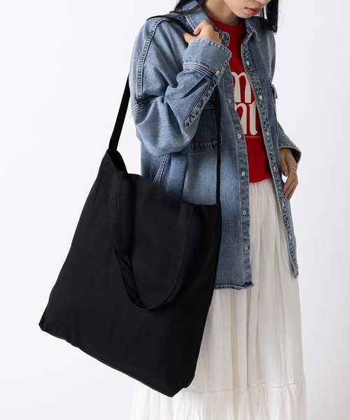 United Athle（ユナイテッドアスレ）の「【United Athle】レギュラー キャンバス 2WAY トートバッグ ショルダーバッグ ハンドバッグ 大容量 1464（トートバッグ・レディース・ブラック/グレー/ナチュラル・FREE）」の8枚目の写真