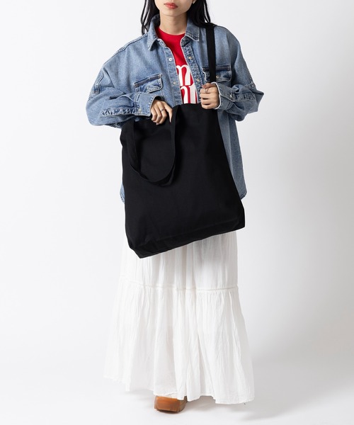 United Athle（ユナイテッドアスレ）の「【United Athle】レギュラー キャンバス 2WAY トートバッグ ショルダーバッグ ハンドバッグ 大容量 1464（トートバッグ・レディース・ブラック/グレー/ナチュラル・FREE）」の15枚目の写真