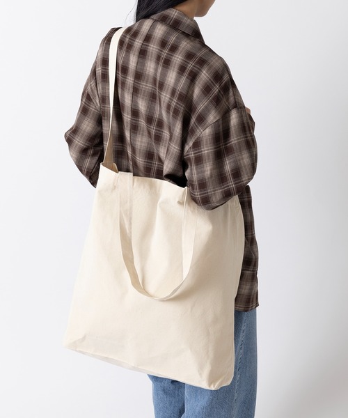 United Athle（ユナイテッドアスレ）の「【United Athle】レギュラー キャンバス 2WAY トートバッグ ショルダーバッグ ハンドバッグ 大容量 1464（トートバッグ・レディース・ブラック/グレー/ナチュラル・FREE）」の20枚目の写真