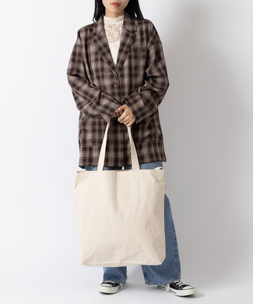 United Athle（ユナイテッドアスレ）の「【United Athle】レギュラー キャンバス 2WAY トートバッグ ショルダーバッグ ハンドバッグ 大容量 1464（トートバッグ・レディース・ブラック/グレー/ナチュラル・FREE）」の17枚目の写真