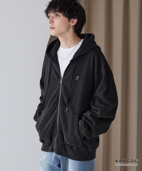 60's ジップパーカー　チャコール　墨黒　ビッグサイズ 60's ジップパーカー チャコール 墨黒 ビッグサイズ 60's ジップ