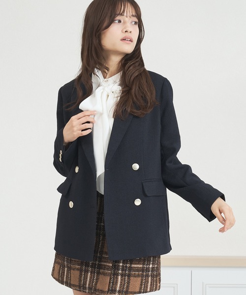 セール】一部店舗限定 2025秋冬新作 ツイードテーラードジャケット