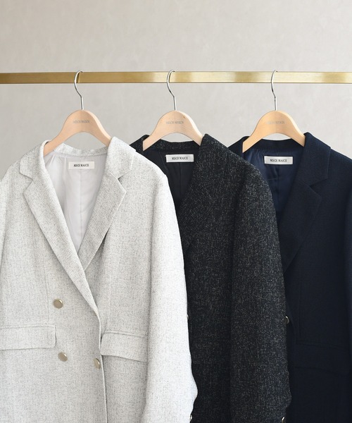 セール】一部店舗限定 2025秋冬新作 ツイードテーラードジャケット