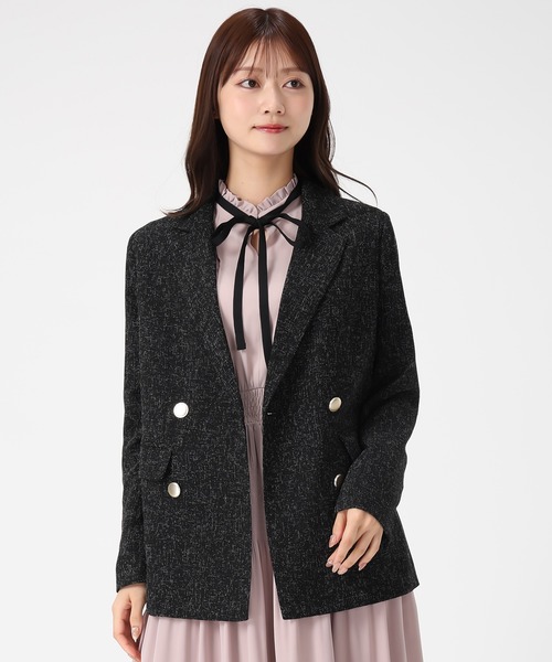 セール】一部店舗限定 2025秋冬新作 ツイードテーラードジャケット