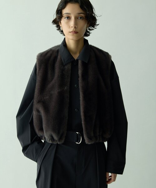 Drawing Numbers】ミンクエコファーベスト（ベスト）｜Drawing Numbers