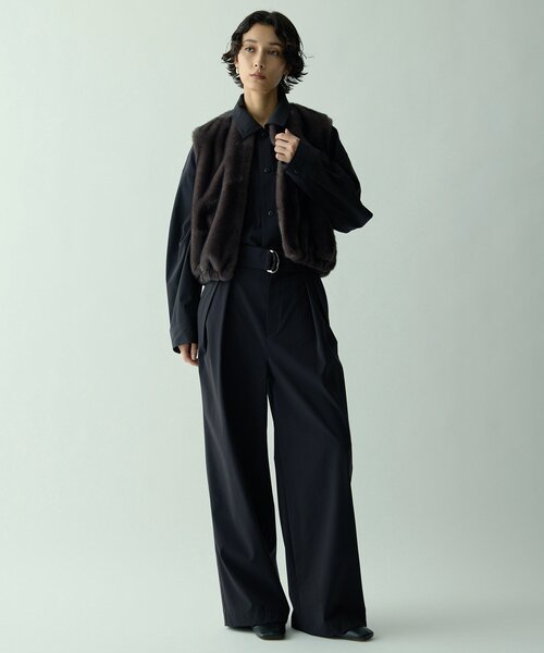 新品 Drawing Numbers ジョーゼットスクエアベスト ジョーゼット