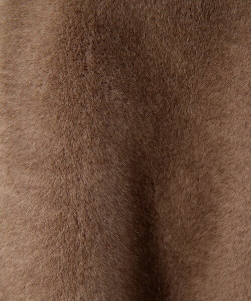 Drawing Numbers（ドローイング ナンバーズ）の「【Drawing Numbers】ミンクエコファーベスト（ベスト・レディース・チャコールグレー/モカ・38）」の13枚目の写真