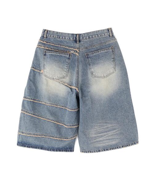 SIS(エスアイエス)の「SIS/エスアイエス/Fringe Denim Shorts(デニムパンツ・レディース・ブルー/ブラック・L/M)」の18枚目の写真