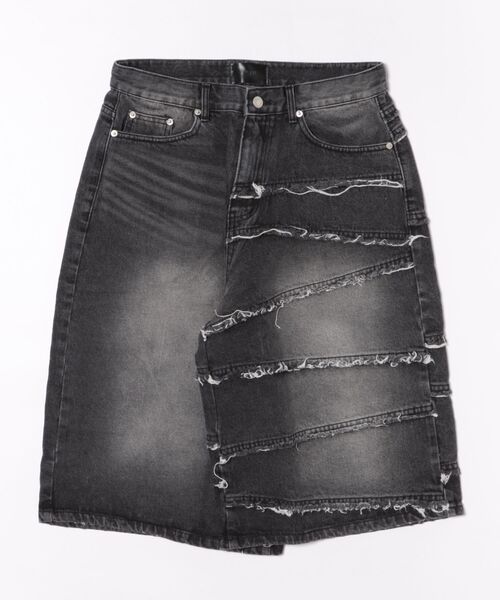 SIS(エスアイエス)の「SIS/エスアイエス/Fringe Denim Shorts(デニムパンツ・レディース・ブルー/ブラック・L/M)」の10枚目の写真