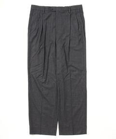 パンツ amomento SOLID WIDE TUCK WOOL PANTS セール】AMOMENTO/アモーメント SOLID WIDE TUCK WOOL PANTS