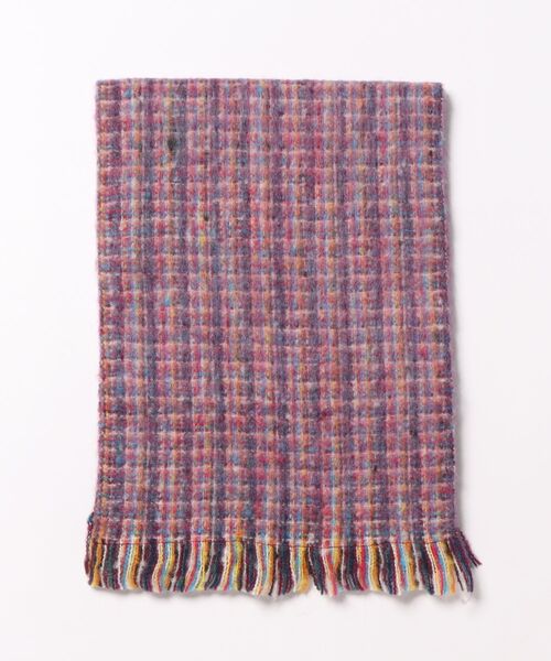 Q（キュー）の「MIXマフラー（マフラー・レディース・グリーン系その他/ピンク系その他・ONE SIZE）」の3枚目の写真