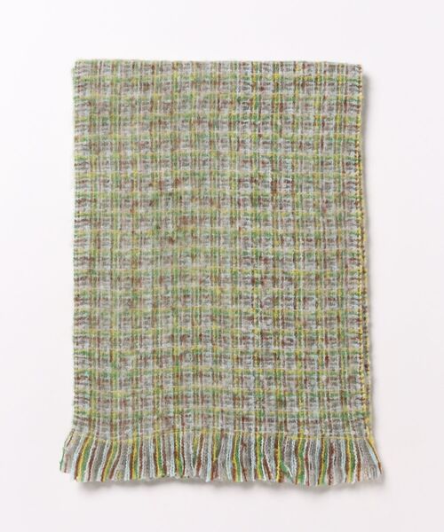 Q（キュー）の「MIXマフラー（マフラー・レディース・グリーン系その他/ピンク系その他・ONE SIZE）」の4枚目の写真