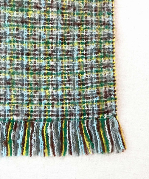 Q（キュー）の「MIXマフラー（マフラー・レディース・グリーン系その他/ピンク系その他・ONE SIZE）」の12枚目の写真