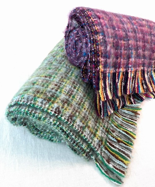 Q（キュー）の「MIXマフラー（マフラー・レディース・グリーン系その他/ピンク系その他・ONE SIZE）」の13枚目の写真