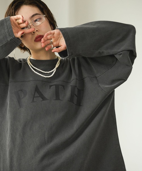 GEORGE'S(ジョージズ)の「ピグメントミニウラケロンT(Tシャツ/カットソー・レディース・チャコールグレー/ネイビー/イエロー/ホワイト・SMALL/MEDIUM)」の21枚目の写真
