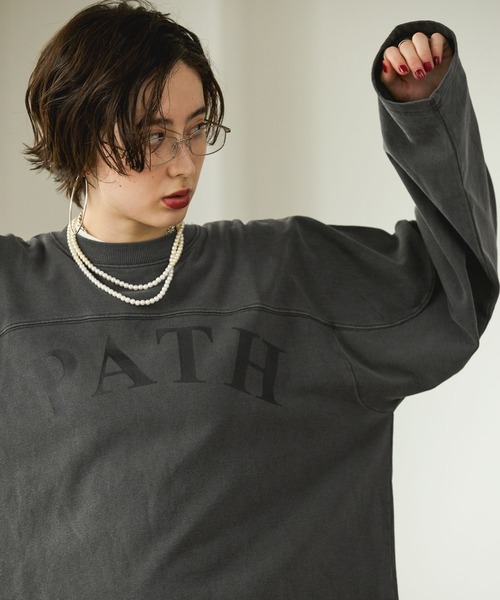 GEORGE'S(ジョージズ)の「ピグメントミニウラケロンT(Tシャツ/カットソー・レディース・チャコールグレー/ネイビー/イエロー/ホワイト・SMALL/MEDIUM)」の22枚目の写真