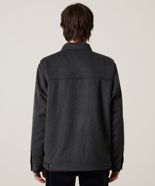 Eddie Bauer（エディーバウアー）の「ウール フィールドジャケット（ブルゾン・メンズ・チャコールグレー/ダークネイビー・M/L/XXL/XL/S）」の4枚目の写真