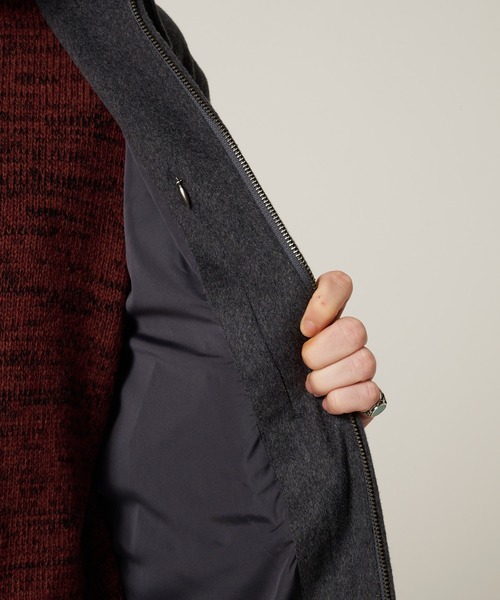 Eddie Bauer（エディーバウアー）の「ウール フィールドジャケット（ブルゾン・メンズ・チャコールグレー/ダークネイビー・M/L/XXL/XL/S）」の9枚目の写真