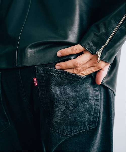 Levi's（リーバイス）の「LEVI’S(R)/リーバイス(R)  別注 BIG E 501(R) BLACK L28（デニムパンツ・メンズ・ブラック・38/36/34/33/32/31/30/29/28）」の11枚目の写真