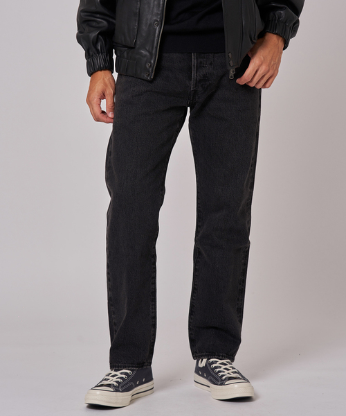 Levi's リーバイス ブラック レザーパンツ W84cm 501タイプ LEVI'S(R