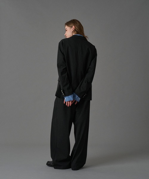 ONCILY（オンシェリー）の「【SET UP可能】SILVER BUTTON TAILORED JACKET / シルバーボタンテーラードジャケット（テーラードジャケット・メンズ・ブラック/ネイビー/ブラック系その他/ブラウン系その他・MEDIUM/SMALL/LARGE）」の17枚目の写真