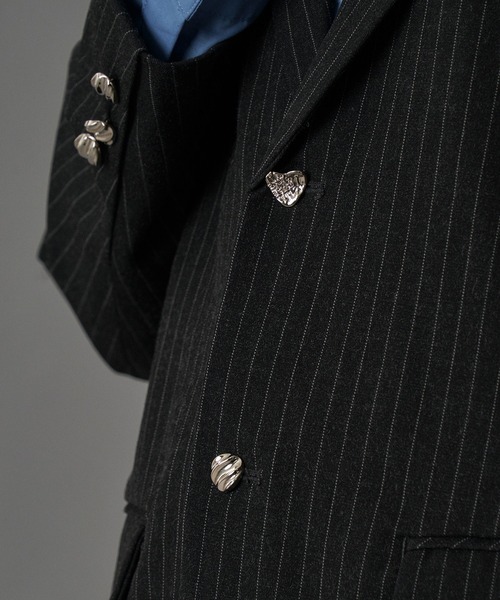 ONCILY（オンシェリー）の「【SET UP可能】SILVER BUTTON TAILORED JACKET / シルバーボタンテーラードジャケット（テーラードジャケット・メンズ・ブラック/ネイビー/ブラック系その他/ブラウン系その他・MEDIUM/SMALL/LARGE）」の13枚目の写真