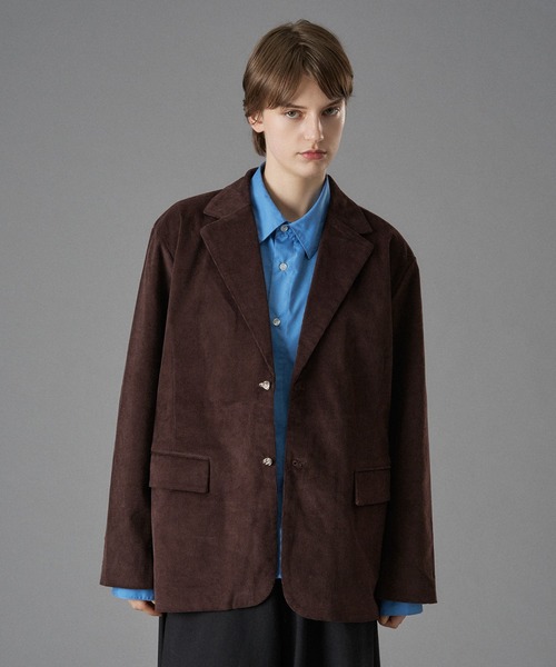 SET UP可能】SILVER BUTTON TAILORED JACKET / シルバーボタン