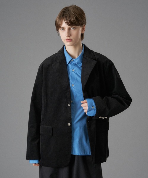 SET UP可能】SILVER BUTTON TAILORED JACKET / シルバーボタン
