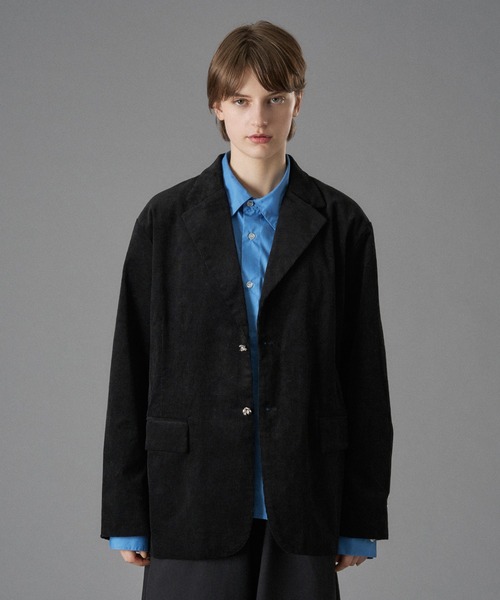 SET UP可能】SILVER BUTTON TAILORED JACKET / シルバーボタン