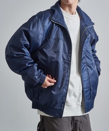 MA-1（ブルー・ネイビー/青色系・ワンポイント）ファッション