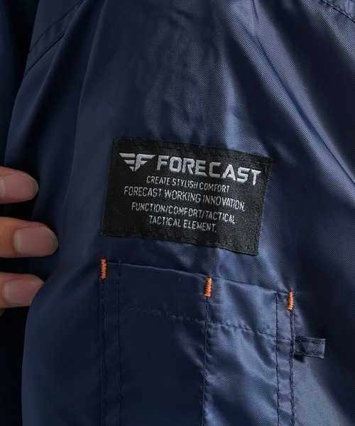 FORECAST(フォーキャスト)の「【FORECAST】ウインターソルジャー パフブルゾン ハイネック フライトジャケット 撥水 ブルゾン 短丈 ショート丈 MA-1 CWU N-2B 8380(MA-1・メンズ・ネイビー/アーミー・LL/M/L)」の11枚目の写真