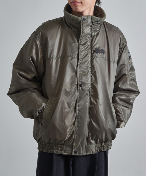 セール】【FORECAST】ウインターソルジャー パフブルゾン ハイネック