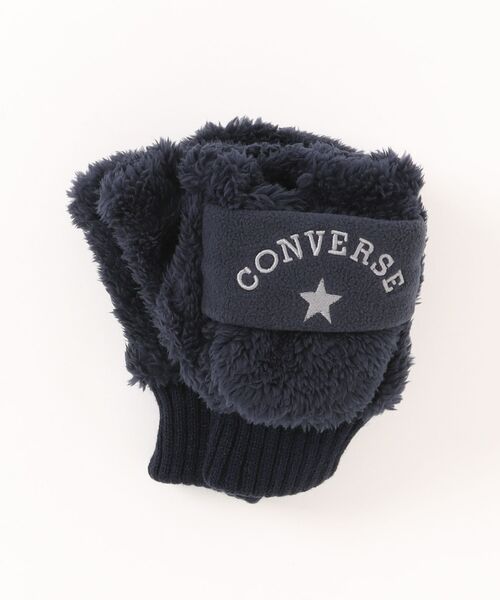CONVERSE（コンバース）の「【CONVERSE】CV boa gloves with fleece band / コンバース フリースバンド ボアグローブ（手袋・レディース・グレー/ピンク/ブラウン/ネイビー/ベージュ・FREE）」の6枚目の写真