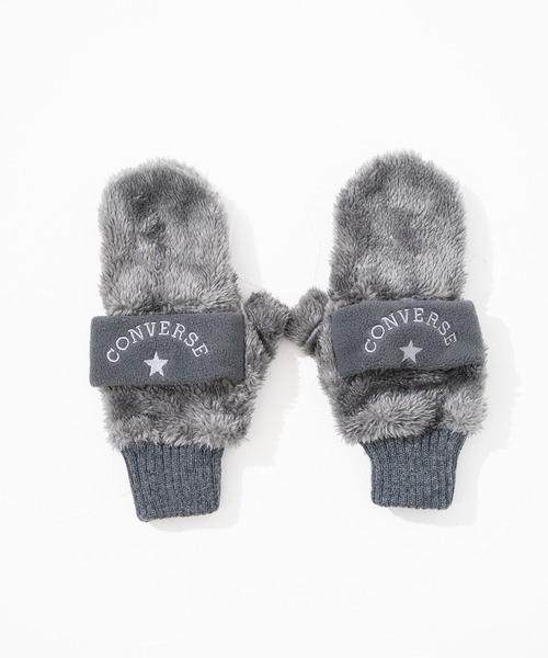 CONVERSE（コンバース）の「【CONVERSE】CV boa gloves with fleece band / コンバース フリースバンド ボアグローブ（手袋・レディース・グレー/ピンク/ブラウン/ネイビー/ベージュ・FREE）」の16枚目の写真