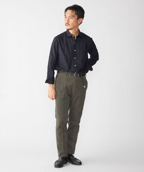 SHIPS(シップス)の「SHIPS: コットン ブロークン コーデュロイ スラックス(その他パンツ・メンズ・ネイビー/ライトカーキ/ブラウン系その他/オリーブ・44/46/48/50)」の17枚目の写真