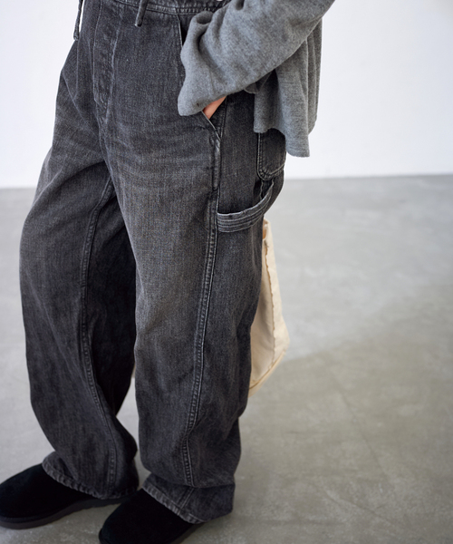 FRAMeWORK(フレームワーク)の「オーバーオール(サロペット/オーバーオール・レディース・サックスブルー/ブラック・38/36)」の8枚目の写真