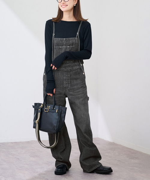 FRAMeWORK(フレームワーク)の「オーバーオール(サロペット/オーバーオール・レディース・サックスブルー/ブラック・38/36)」の9枚目の写真