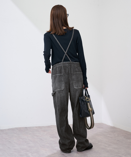 FRAMeWORK(フレームワーク)の「オーバーオール(サロペット/オーバーオール・レディース・サックスブルー/ブラック・38/36)」の13枚目の写真