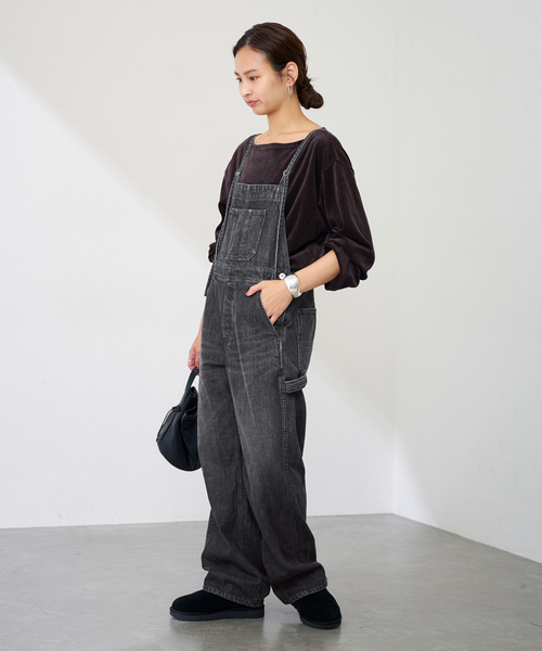 FRAMeWORK(フレームワーク)の「オーバーオール(サロペット/オーバーオール・レディース・サックスブルー/ブラック・38/36)」の16枚目の写真