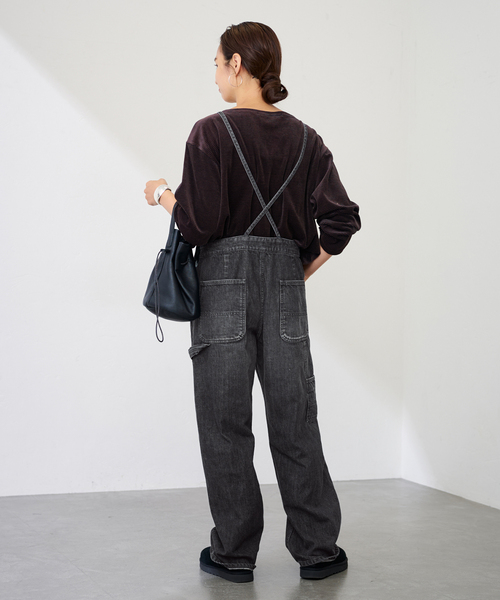 FRAMeWORK(フレームワーク)の「オーバーオール(サロペット/オーバーオール・レディース・サックスブルー/ブラック・38/36)」の19枚目の写真