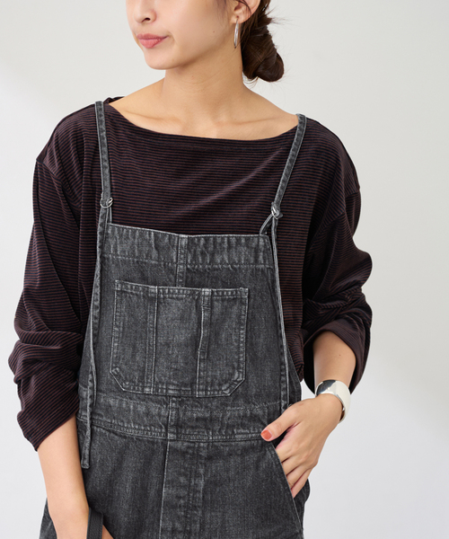 FRAMeWORK(フレームワーク)の「オーバーオール(サロペット/オーバーオール・レディース・サックスブルー/ブラック・38/36)」の20枚目の写真