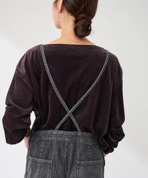 FRAMeWORK(フレームワーク)の「オーバーオール(サロペット/オーバーオール・レディース・サックスブルー/ブラック・38/36)」の21枚目の写真