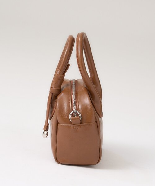 mystic（ミスティック）の「loti サークルプレート付きスクエアボストンBAG（ボストンバッグ・レディース・ブラック/キャメル・ONE SIZE）」の22枚目の写真