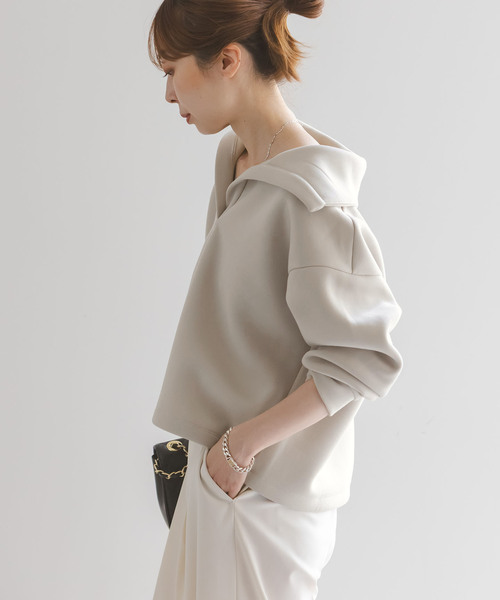 Noble（ノーブル）の「ハイネックダンボールプルオーバー（Tシャツ